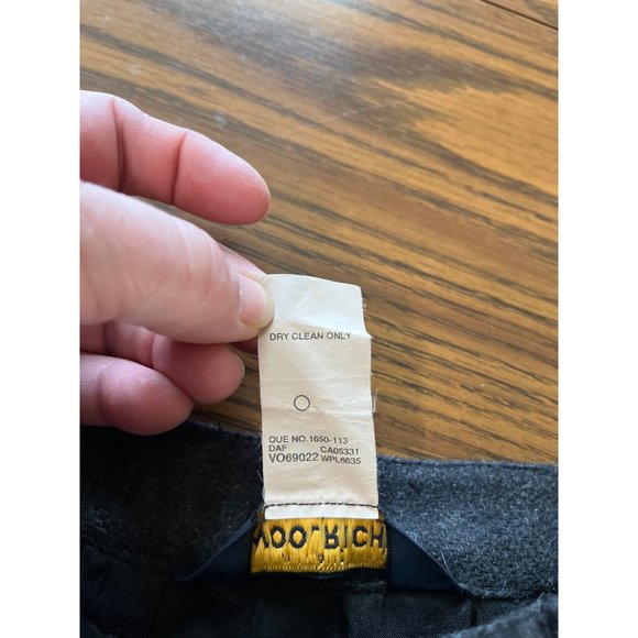 John Rick & Bros Woolrich woman’s charcoal grey colored lined wool skirt size 10 - Picture 6 of 8